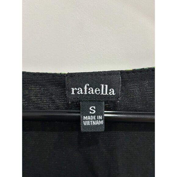 Rafaella Womens Sleeveless Green Black Geometric Print Boho Tank Top S - Picture 5 of 10